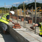 GCS Volunteers rebuilding Lock 15 chamber walls